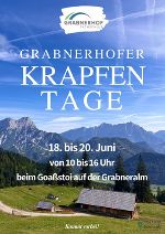 Plakat Grabnerhofer Krapfentage © LFS Grabnerhof